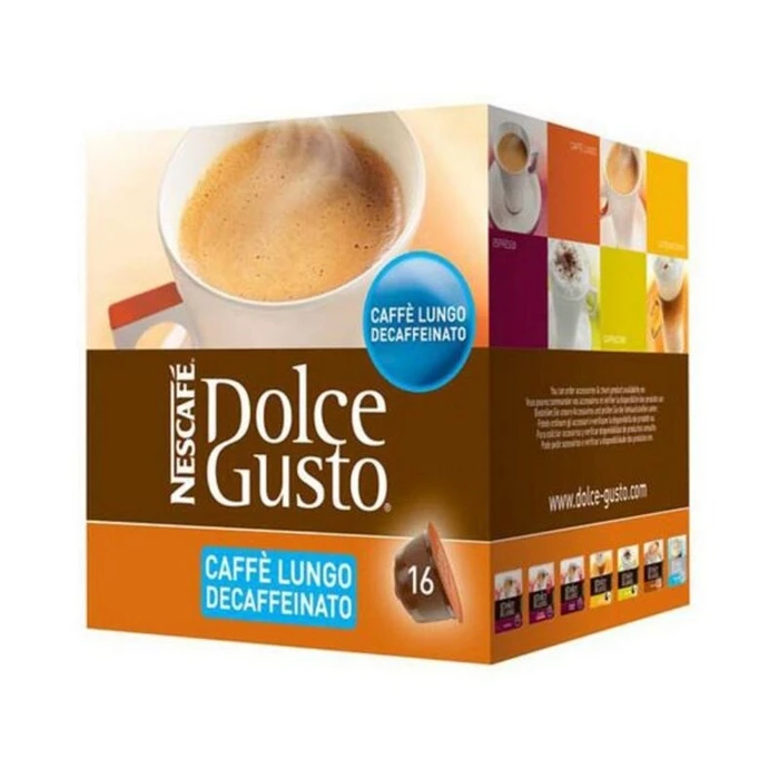 Coffee Capsules Nescaf? Dolce Gusto Caff? Lungo Decaffeinato 16 Units