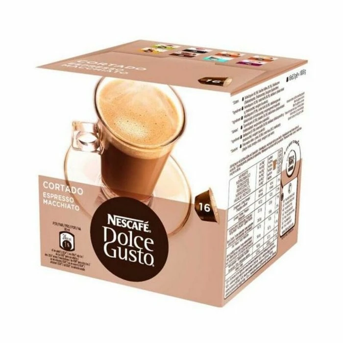 Nescaf? Dolce Gusto Coffee Capsules Cortado 16 Pieces