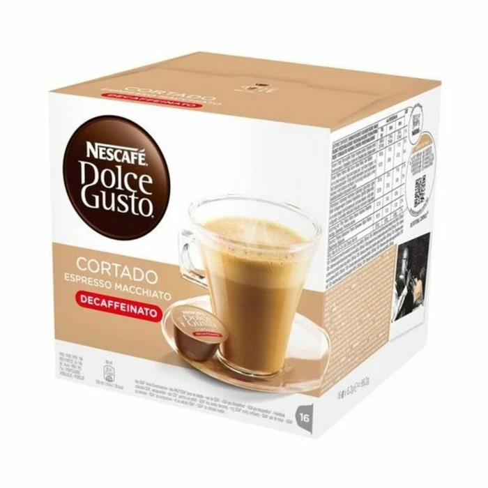 Nescaf? Dolce Gusto Coffee Capsules Espresso Macchiato Decaffeinato 16 pcs