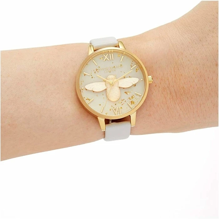 Γυναικείο Ρολόι Olivia Burton OB16GD37 (34 mm)(Beige)