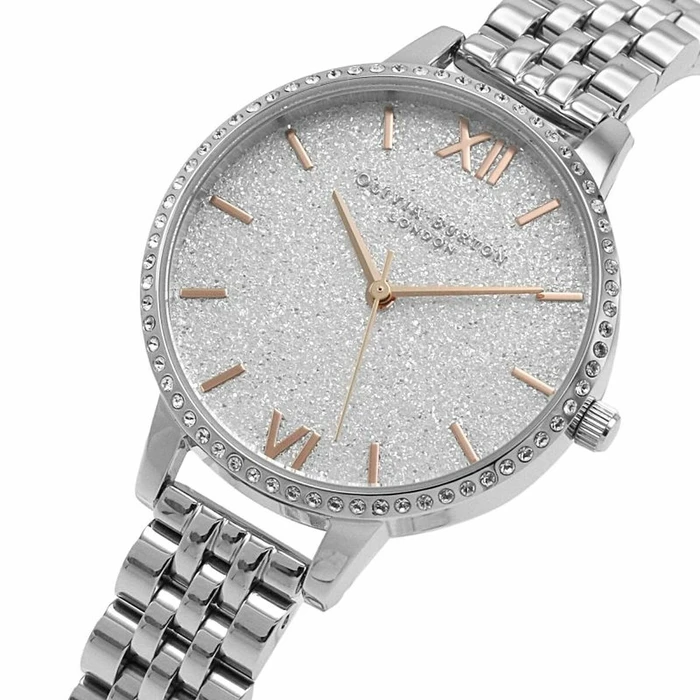 Γυναικείο Ρολόι Olivia Burton OB16GD68 (34 mm)(Silver)