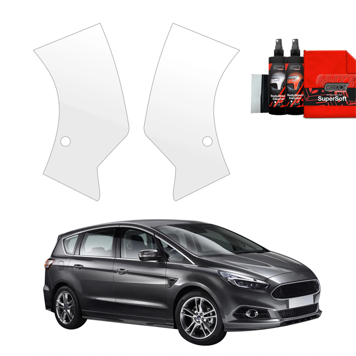 GrizzGlass BodyShield Protective Film For Bumpers Ford S-Max MK2 (2015-2019) [2in1] 