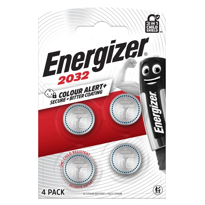 ENERGIZER Lithium Battery CR2032 3V - 4 pcs
