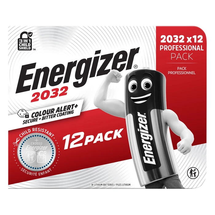 ENERGIZER μπαταρία λιθίου CR2032 3V, 12 τεμάχια