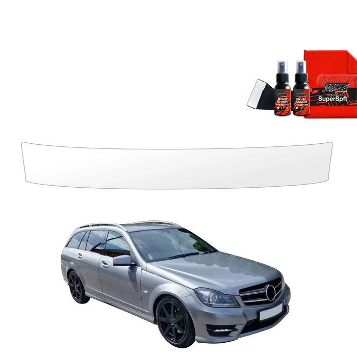 GrizzGlass BodyShield Trunk Sill Protective Film Mercedes Benz C-Class S204 Kombi Facelifting (2011-2014)