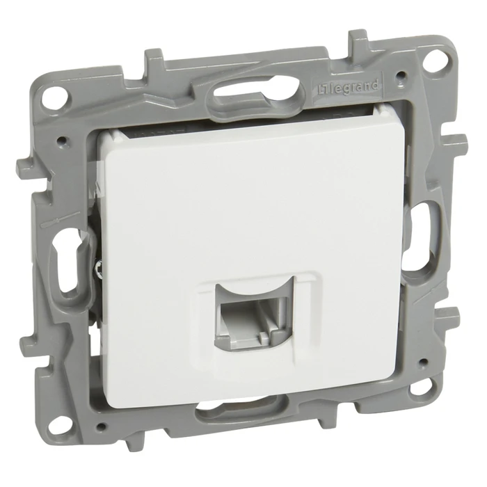 Πρίζα LEGRAND RJ11 764569, λευκή