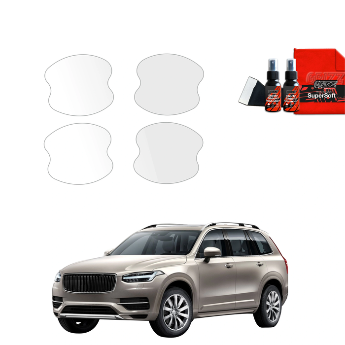 GrizzGlass BodyShield Protective Film For Door Handles Volvo XC90 (2015-2020) [4in1]