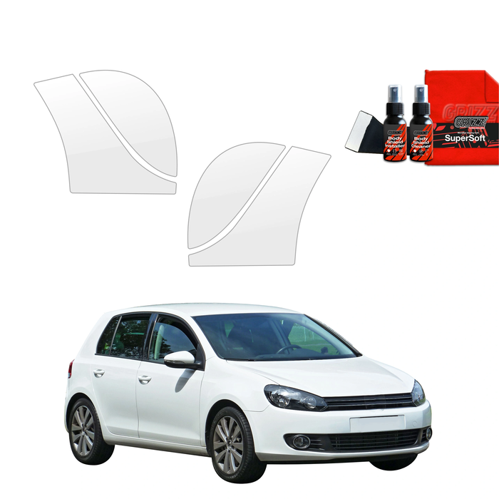GrizzGlass BodyShield Wheel Arch Protection Film Volkswagen Golf 6 Hatchback 5D (2008-2013) [4in1]