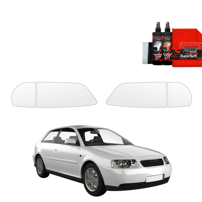 GrizzGlass BodyShield Lamp Protection Film Audi A3 8L Hatchback 3D (1996-2003) [4in1]