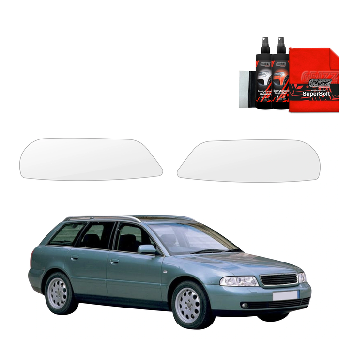 GrizzGlass BodyShield Lamp Protection Film Audi A4 B5 Avant (1994-2001) [2in1] 