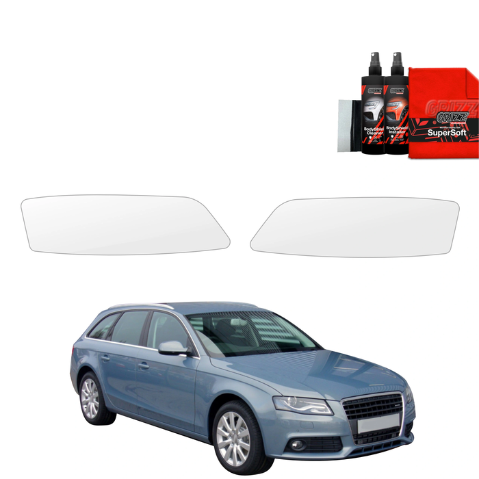 GrizzGlass BodyShield Lamp Protection Film Audi A4 B8 Avant (2007-2011) [2in1] 