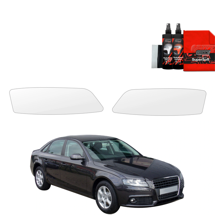 GrizzGlass BodyShield Lamp Protection Film Audi A4 B8 Sedan (2007-2011) [2in1] 