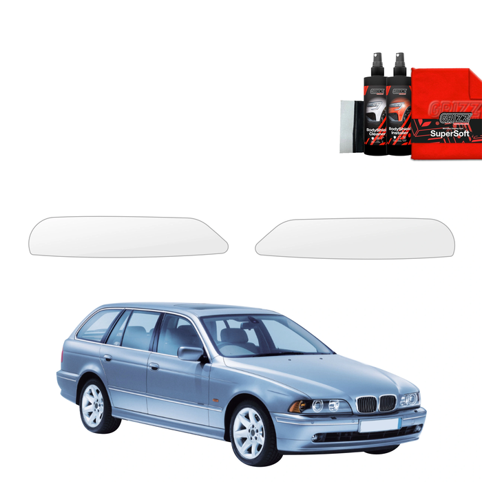 GrizzGlass BodyShield Lamp Protection Film BMW 5 E39 Kombi (1995-2003) [2in1] 