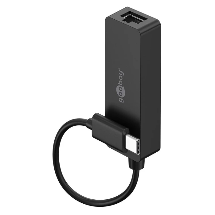 GOOBAY Network Adapter USB-C 1000Mbps Ethernet Black