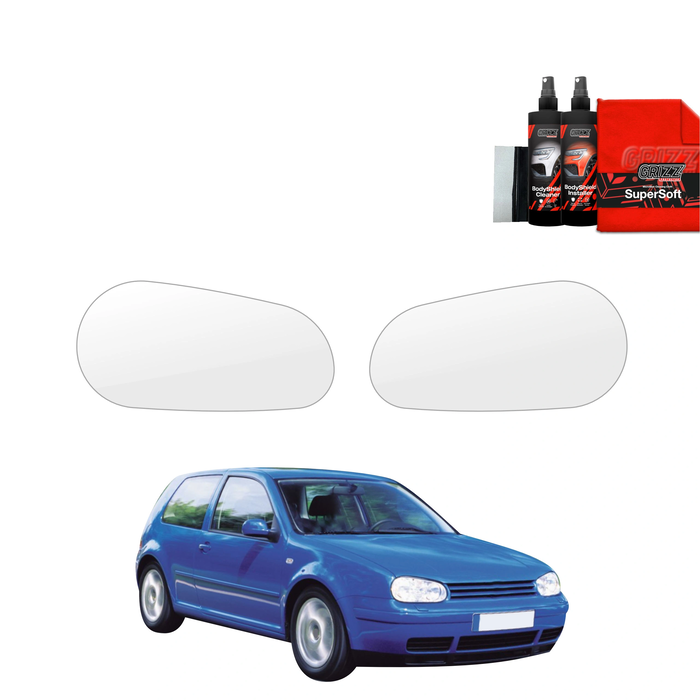 GrizzGlass BodyShield Lamp Protection Film Volkswagen Golf 4 Hatchback 3D (1997-2003) [2in1] 
