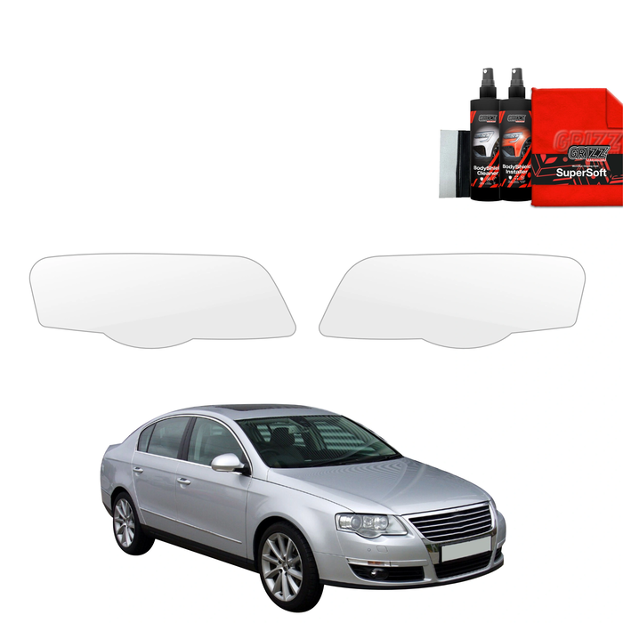 GrizzGlass BodyShield Lamp Protection Film Volkswagen Passat B6 Sedan (2005-2010) [2in1] 