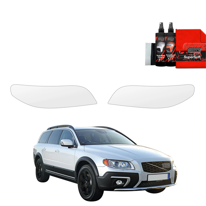 GrizzGlass BodyShield Lamp Protection Film Volvo XC70 3 Kombi 5D (2013-2016) [2in1] 