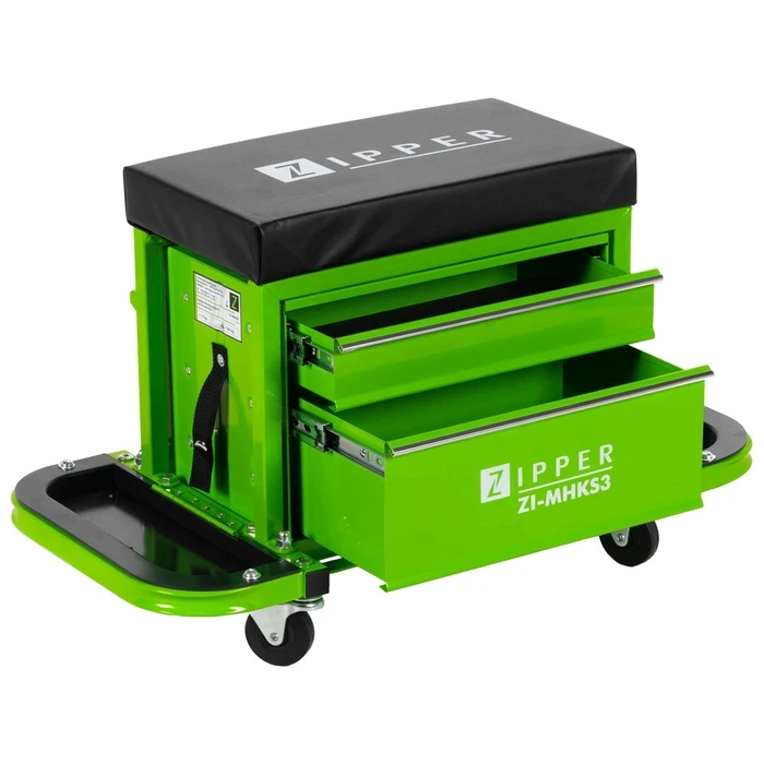 Zipper Work Stool with Storage, Max Load 150 kg, ZI-MHKS3