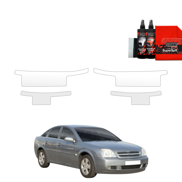 GrizzGlass BodyShield Door Sill Protection Film Opel Vectra C Liftback (2002-2005) [4in1]