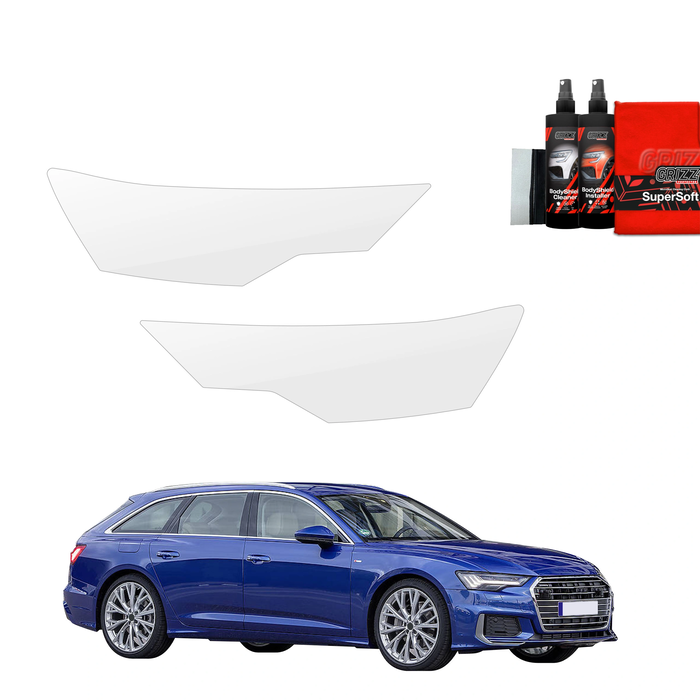 GrizzGlass BodyShield Lamp Protection Film Audi A6 C8 Kombi (2018-2023) [2in1] 