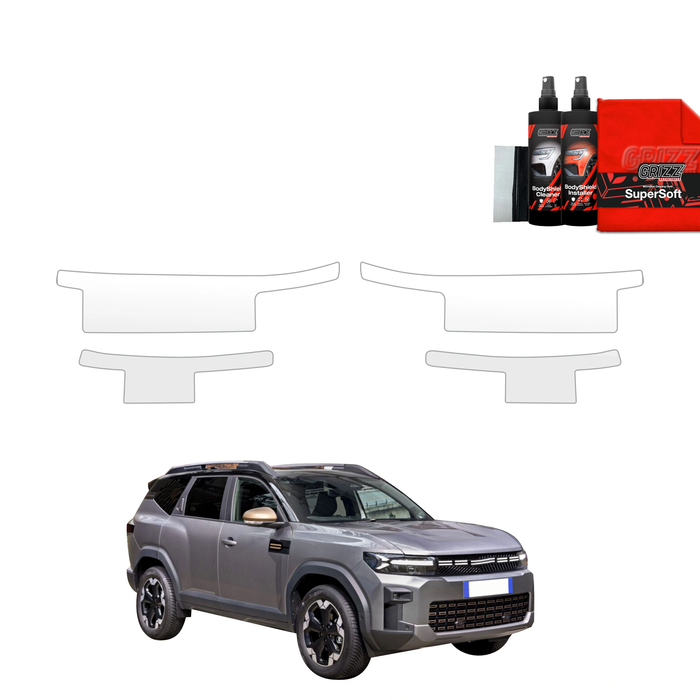 GrizzGlass BodyShield Door Sill Protection Film Dacia Bigster (2025) [4in1]