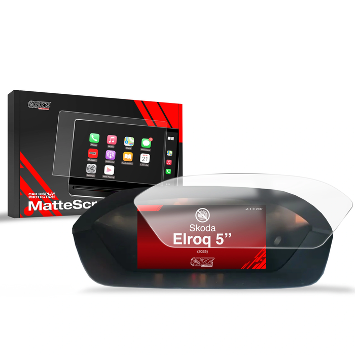 Matte GrizzGlass CarDisplay Protection Skoda Elroq 5" (2025-2026)