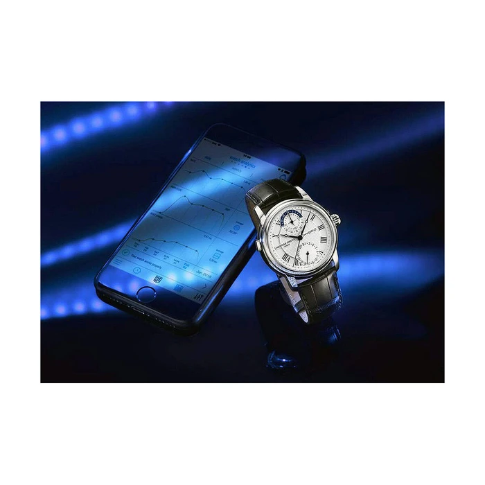 Ρολόι Ανδρικό Frederique Constant HYBRID MANUFACTURE Bluetooth Μαύρο