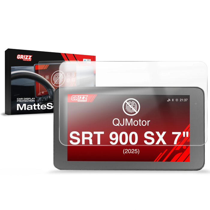 Matte GrizzGlass CarDisplay Protection QJMotor SRT 900 SX 7" (2025-2026)