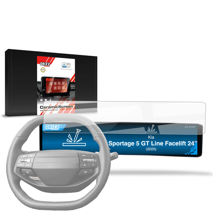 Ceramic GrizzGlass CarDisplay Protection Kia Sportage 5 GT Line Facelift 24" (2025-2026)