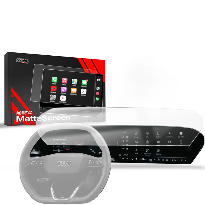 Matte GrizzGlass CarDisplay Protection Audi A5 B10 26,4" (2025-2026)