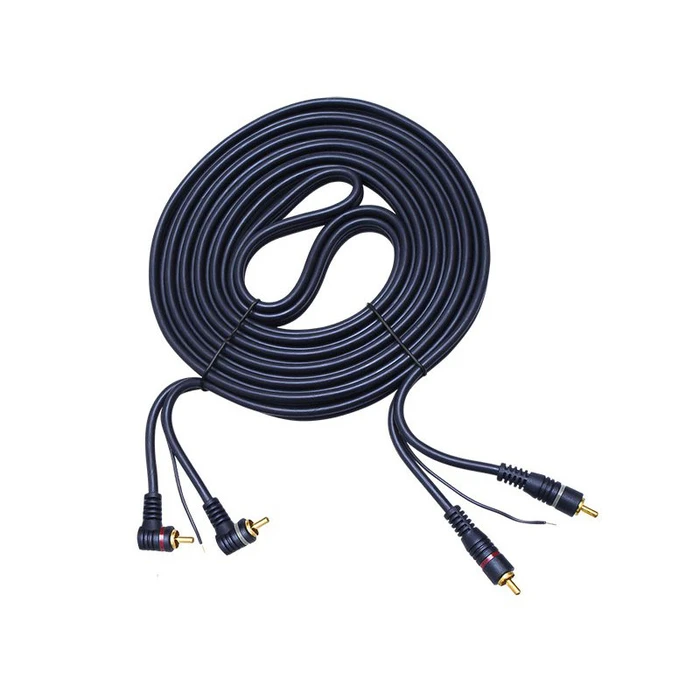 Καλώδιο 2xRCA to 2xRCA Γωνία 6mm 5m