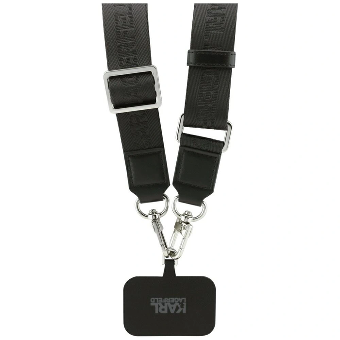 Karl Lagerfeld Big Strap Karl Metal Logo MagSafe Apple iPhone 17 Pro black