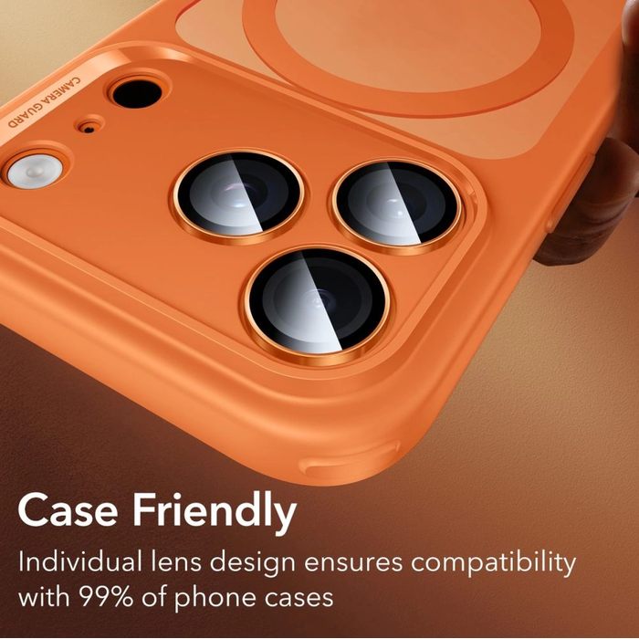 ESR Armorite Camera Protector Apple iPhone 14 Pro / Max / 15 Pro / Max / 16 Pro / Max / 17 Pro / Max Orange
