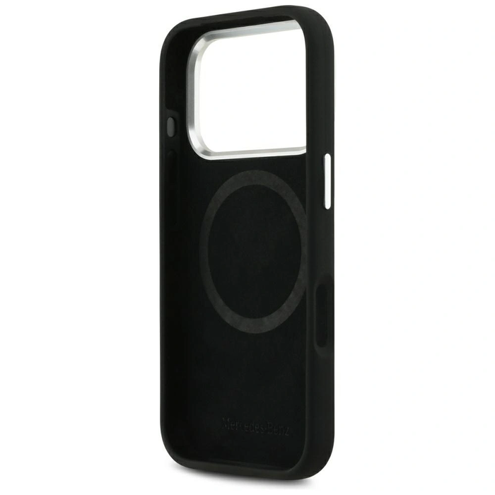 Mercedes Silicone Vintage Logo MagSafe Apple iPhone 17 Pro black