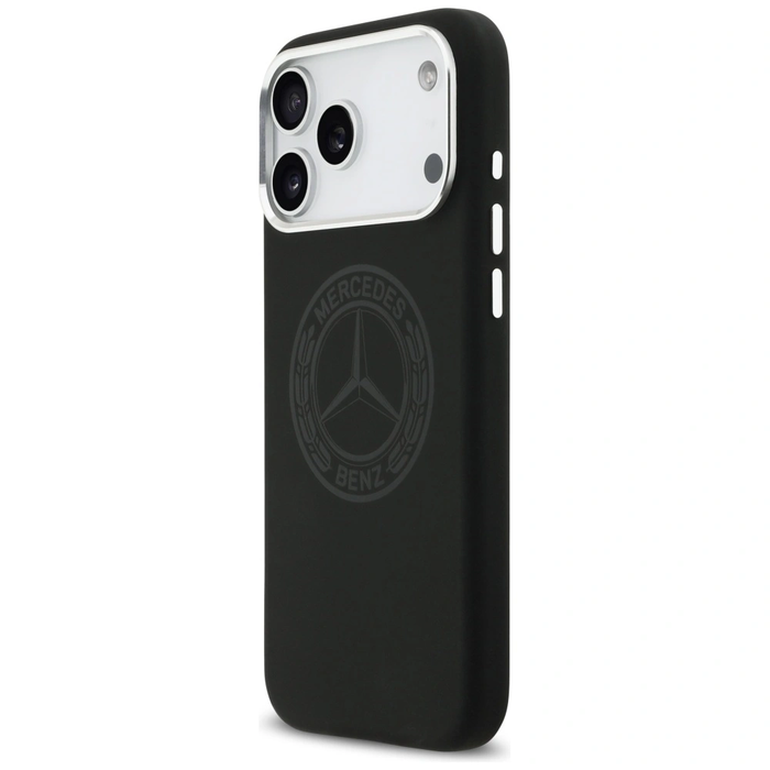 Mercedes Silicone Vintage Logo MagSafe Apple iPhone 17 Pro Max black