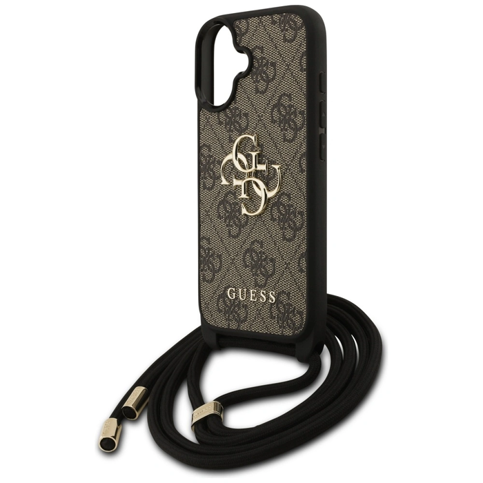 Guess 4G Big Logo Cord Stap Crossbody Apple iPhone 17 brown