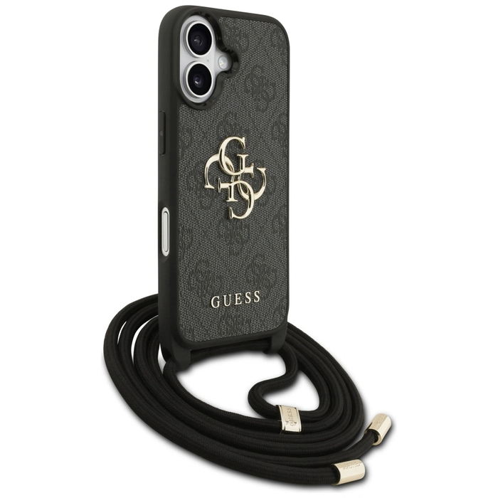Guess 4G Big Logo Cord Stap Crossbody Apple iPhone 17 black