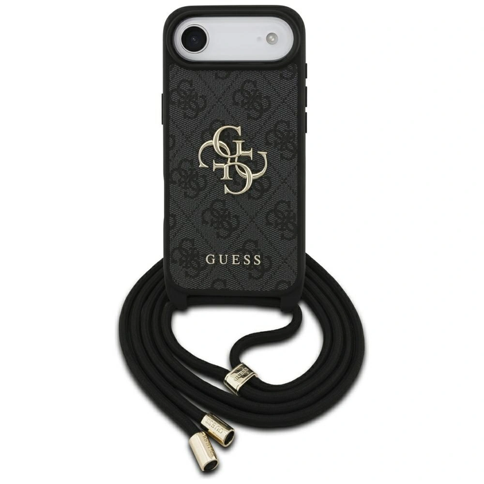 Guess 4G Big Logo Cord Stap Crossbody Apple iPhone Air black