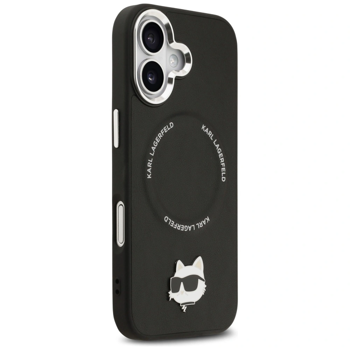 Karl Lagerfeld Choupette Pin MagSafe Apple iPhone 17 black
