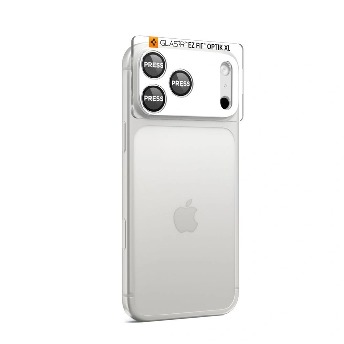 Spigen Optik Pro XL Glas.tr ez Fit Camera Protector Apple iPhone 17 Pro Max Silver