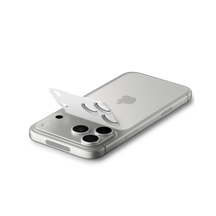 Spigen Optik Pro XL Glas.tr ez Fit Camera Protector Apple iPhone 17 Pro Max Silver