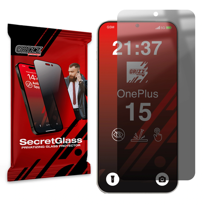 GrizzGlass Matte SecretGlass OnePlus 15