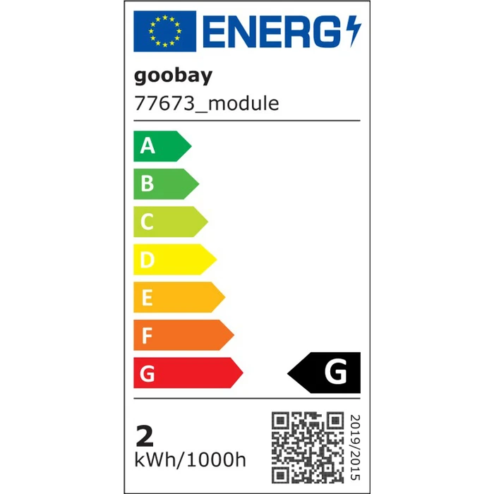 GOOBAY Επιτραπέζιο LED Επαναφορτιζόμενο Φωτιστικό 3000K Μαύρο 77673