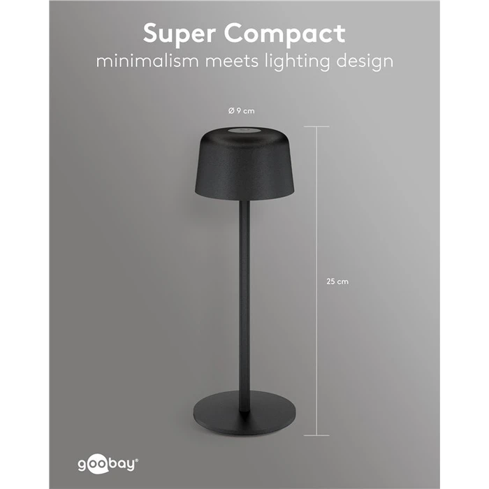 Goobay Διακοσμητικό Φωτιστικό LED Θερμό Λευκό 3000K 25x25εκ. 77675