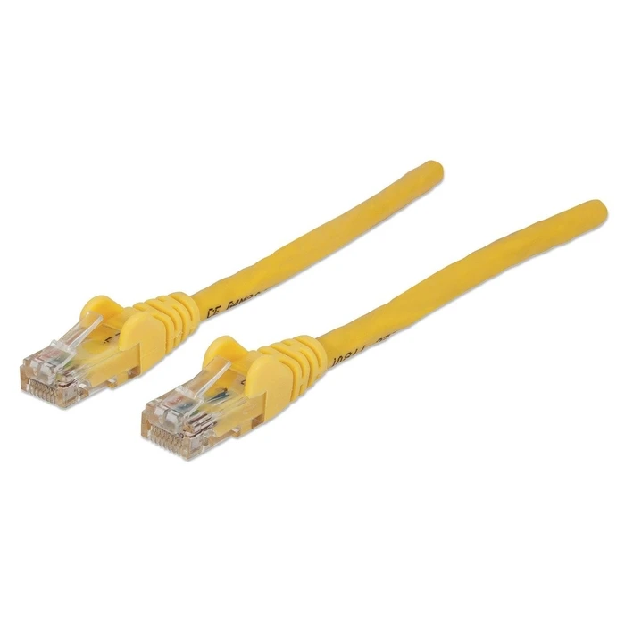 INTELLINET Patchkabel RJ45 U/UTP Cat6 1.00m Hebelschutz κίτρινο