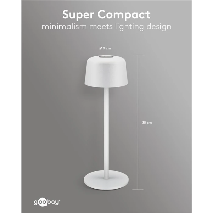 Goobay Διακοσμητικό Φωτιστικό LED Θερμό Λευκό 3000K 25x25εκ. 77676