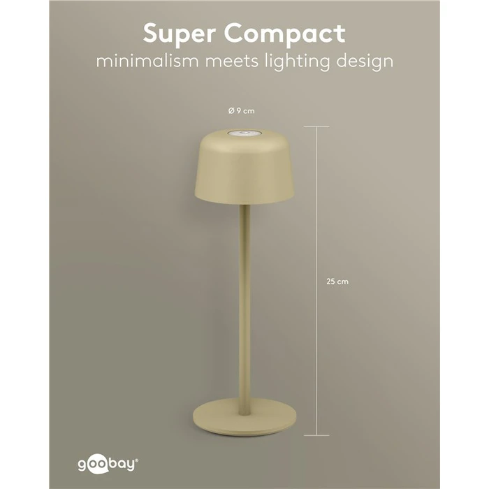 Goobay Διακοσμητικό Φωτιστικό LED Θερμό Λευκό 3000K 25x25εκ. 77678
