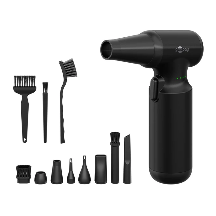 GOOBAY Electric Air Duster 77830, 100W, 6000mAh, Black