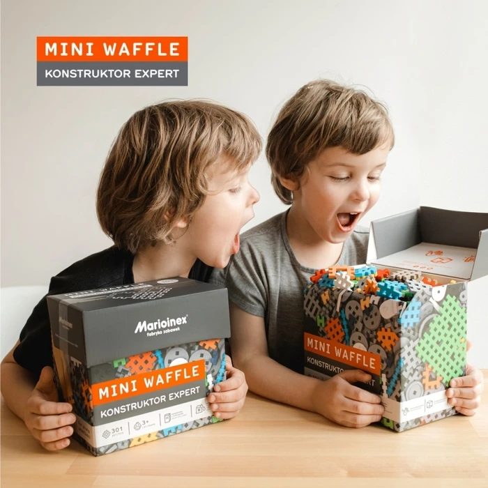 Τουβλάκια Blocks Mini Waffle Marioinex Constructor 301 Elements