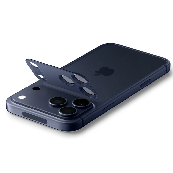 Spigen Optik Pro XL Glas.tr ez Fit Camera Protector Apple iPhone 17 Pro Max Blue